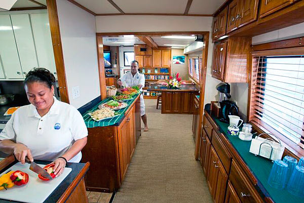 Корабль Belize Aggressor III. Камбуз Корабль Belize Aggressor III. Камбуз